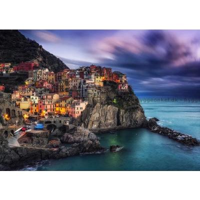 Bilde av Cinque Terre: Kveldslys over Manarola, 1000 brikker