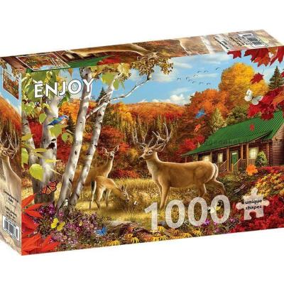 Bilde av Hjorter i skogbrynet, 1000 brikker