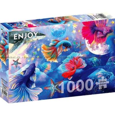 Fisk blant planeter, 1000 brikker