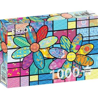 Bilde av Fargerike blomsterenger, 1000 brikker