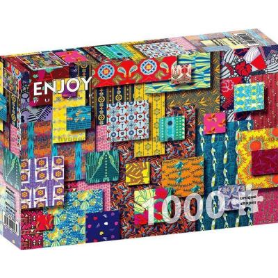 Bilde av Fargerike felt, 1000 brikker