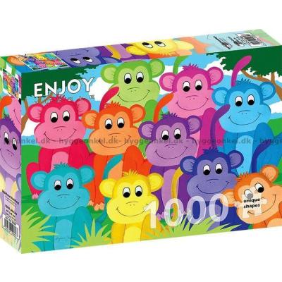 Bilde av Apekattestreker, 1000 brikker