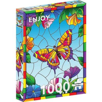 Bilde av Sommerfugl i glassmosaikk, 1000 brikker