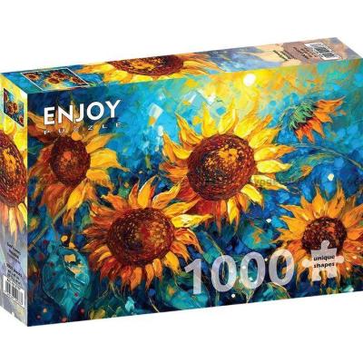 Bilde av Solsikker i sommerlys, 1000 brikker