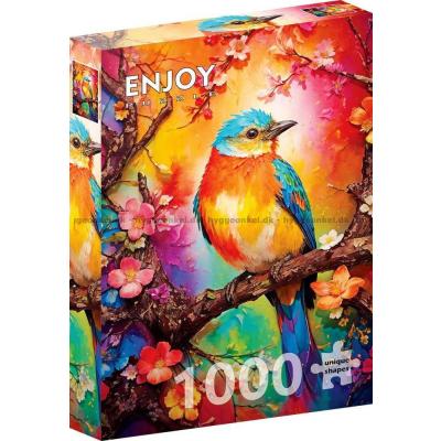 Bilde av Fuglen på den blomstrende grenen, 1000 brikker