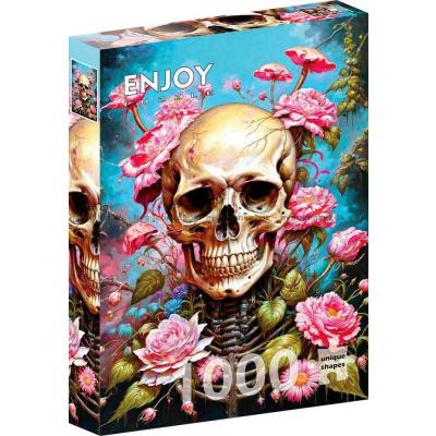 Bilde av Kranium blant blomster, 1000 brikker