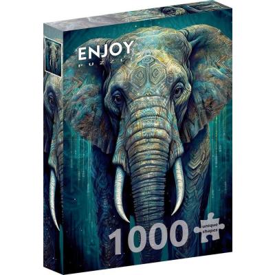 Bilde av Elefantens blå magi, 1000 brikker