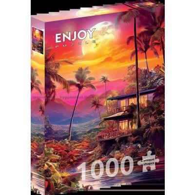 Bilde av Skumring ved elven, 1000 brikker