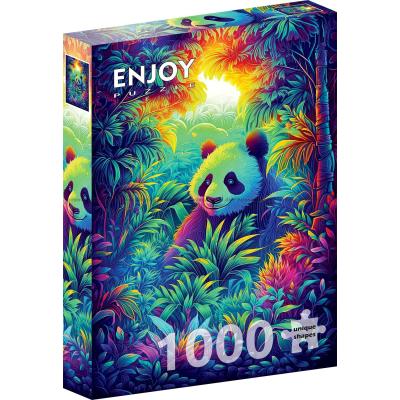 Bilde av Solstråler og panda, 1000 brikker