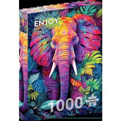 Bilde av Elefanten i jungelen, 1000 brikker