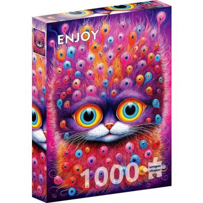 Bilde av Kattens tusen øyne, 1000 brikker