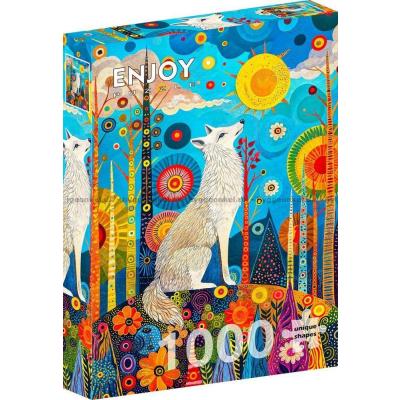 Bilde av Ulven i solens skog, 1000 brikker