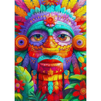 Bilde av Fargerik totem, 1000 brikker