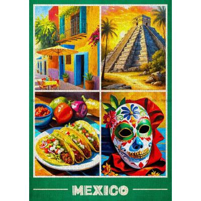 Bilde av Mexico: Kultur og farger, 1000 brikker