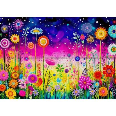 Bilde av Nattens blomstereng, 1000 brikker
