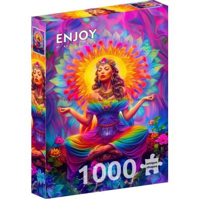 Bilde av Meditasjon i regnbuens farger, 1000 brikker
