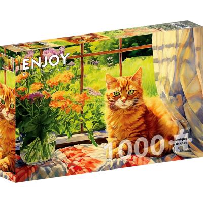 Katten i vinduskarmen, 1000 brikker