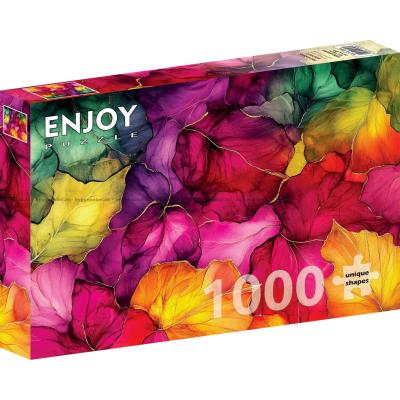 Høstens fargerike blader, 1000 brikker