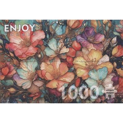 Bilde av Blomsterdrøm i akvarell, 1000 brikker