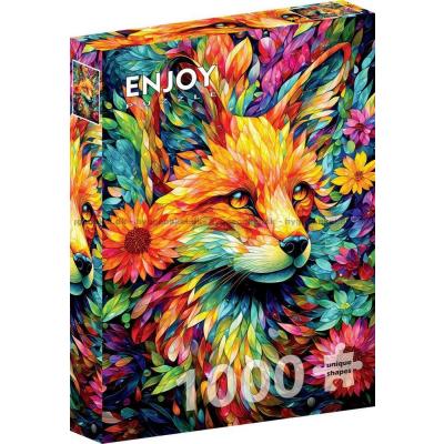 Bilde av Rev i blomstertrylleri, 1000 brikker