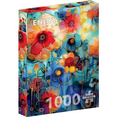 Engen med ville blomster, 1000 brikker