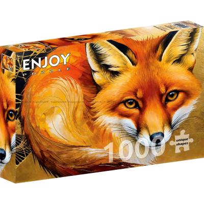Rød pels og blikk, 1000 brikker