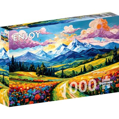 Bilde av Stien gjennom dalen, 1000 brikker