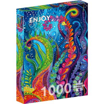 Levende spiraler danser, 1000 brikker