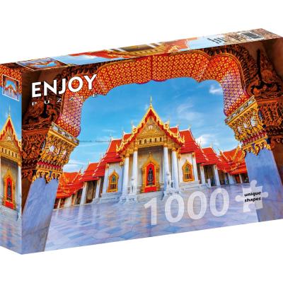 Bilde av Bangkok: Marmor-tempelet, 1000 brikker