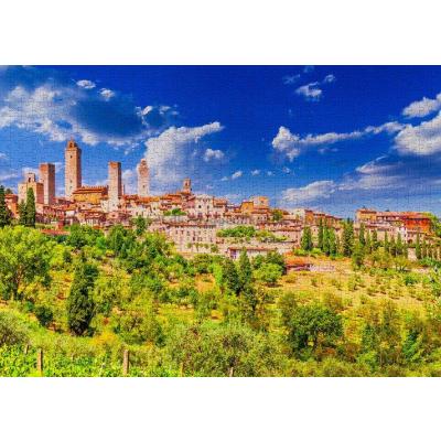 Bilde av Italia: San Gimignano, 1000 brikker