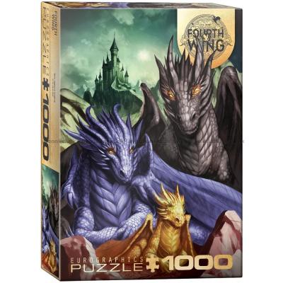 Bilde av Fourth Wing: Tairn, Sgaeyl & Andarna, 1000 brikker