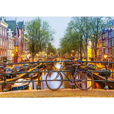 Bilde av Kveldsstemning i Amsterdam, 1000 brikker
