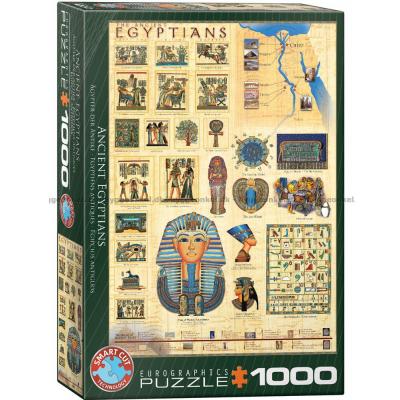 Det gamle Egypt - Collage, 1000 brikker