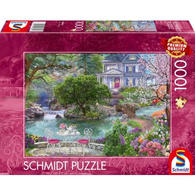 Te i blomsterhagen, 1000 brikker
