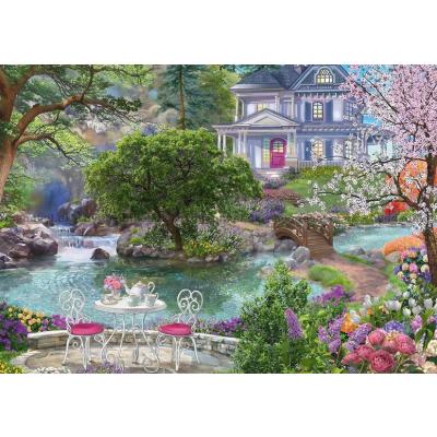 Bilde av Te i blomsterhagen, 1000 brikker