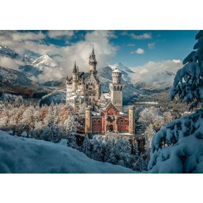 Bilde av Frostklar utsikt til Neuschwanstein, 1000 brikker