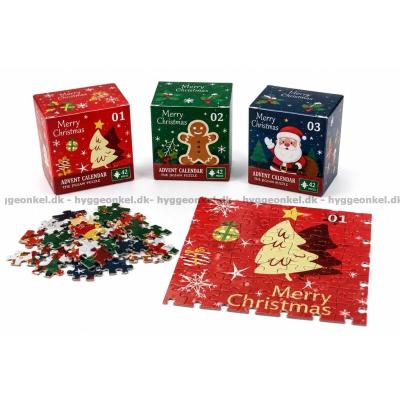 Bilde av Julekalender: God jul, 24x42 brikker