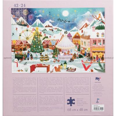 Bilde av Julekalender: Det koselige julemarked, 24x42 brikker