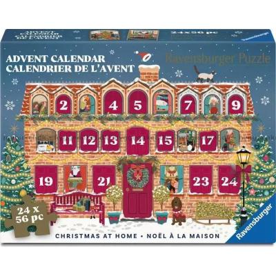 Bilde av Julekalender: Det koselige huset, 24x56 brikker