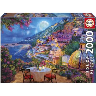 Bilde av Romantisk kveld i Positano, 2000 brikker