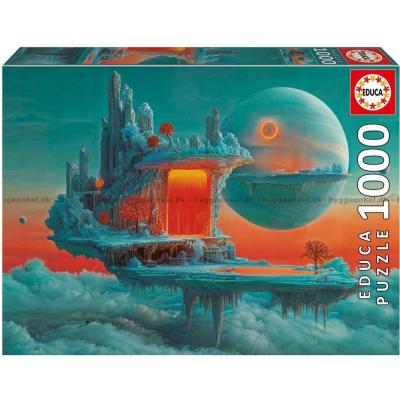 Bilde av Planeten av ild og is, 1000 brikker