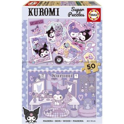 Bilde av Kuromi og vennene, 2x50 brikker