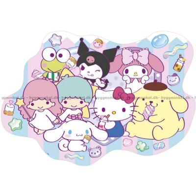 Bilde av Hello Kitty og venner - Formet motiv, 250 brikker
