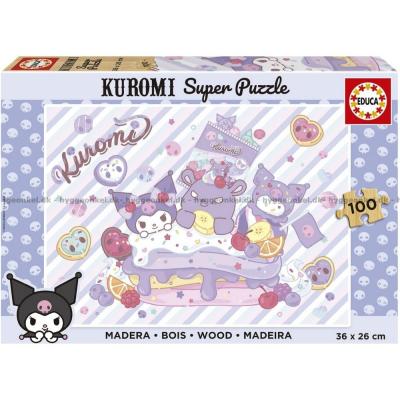 Bilde av Kuromi og kakefesten, 100 brikker