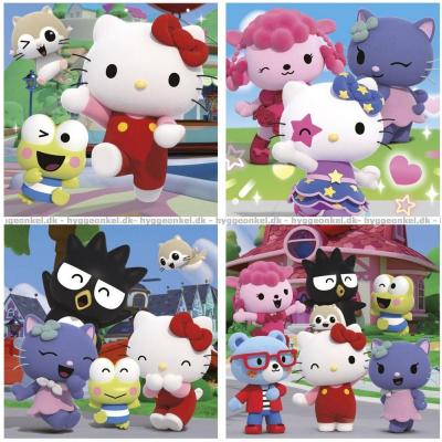 Bilde av Hello Kitty, 4-i-1 - Koffert, 12 brikker