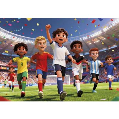 Bilde av Fotballdrakter, 300 brikker