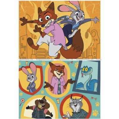 Bilde av Disney: Zootropolis 2, 2x48 brikker