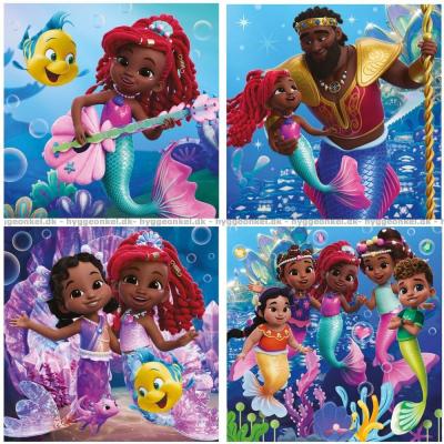 Bilde av Disney-prinsesser: Ariel, 4-i-1, 12 brikker