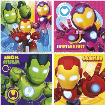 Bilde av Marvel: Iron Man og hans fantastiske venner, 4-i-1 - Koffert, 6 brikker