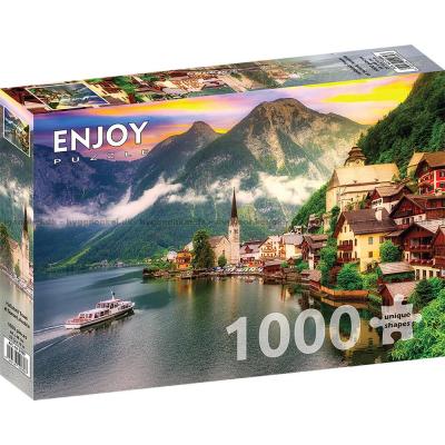 Bilde av Hallstatt: Alpeidyll ved innsjøen, 1000 brikker